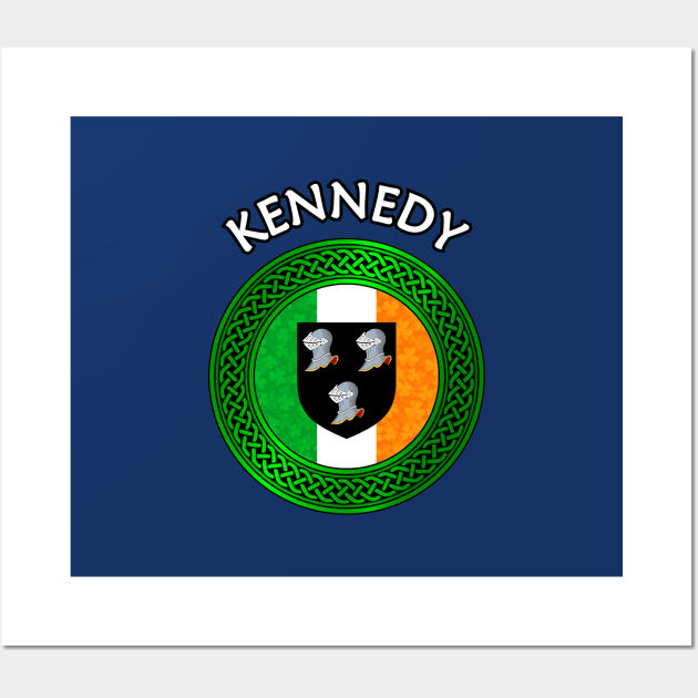 Irish Flag Shamrock Celtic Knot - Kennedy Wall Art by Taylor'd Designs